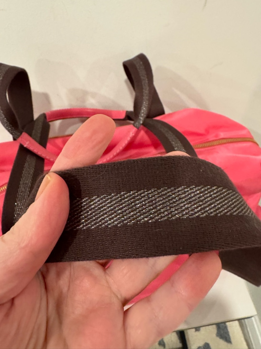 Coach Court Pink Travel Duffel with Front Pouch - Picture 11 of 16